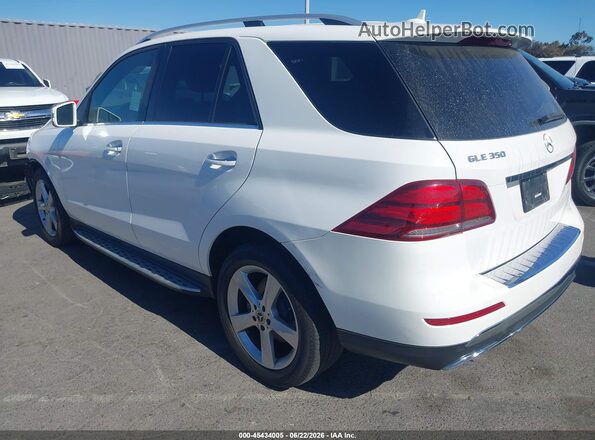 4JGDA5JB9JB053292 2018 MERCEDES-BENZ GLE 350 White Tył lewy