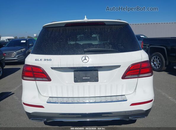 4JGDA5JB9JB053292 2018 MERCEDES-BENZ GLE 350 White 