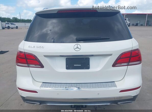 4JGDA5JB9JB199238 2018 MERCEDES-BENZ GLE 350 White 