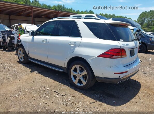 4JGDA5JBXGA796817 2016 MERCEDES-BENZ GLE 350 Белый Задняя левая четверть