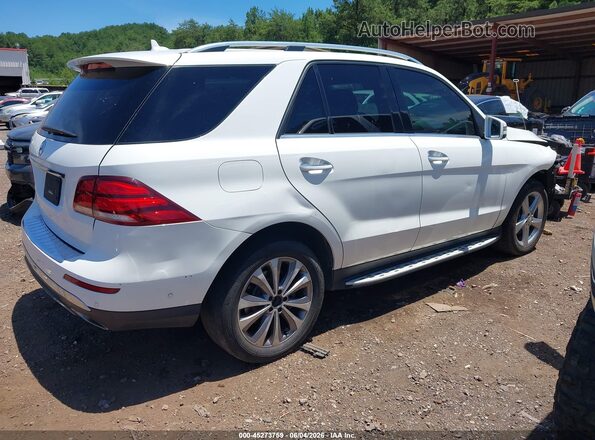 4JGDA5JBXGA796817 2016 MERCEDES-BENZ GLE 350 Белый Задняя правая четверть
