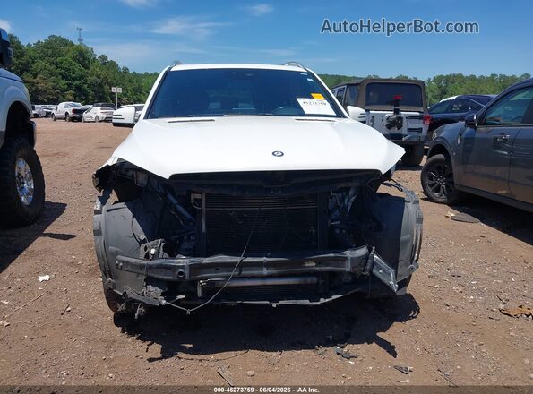 4JGDA5JBXGA796817 2016 MERCEDES-BENZ GLE 350 Белый Вид задней части салона