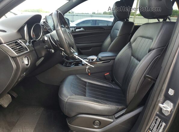 4JGDA5JBXHA837044 2017 MERCEDES-BENZ GLE Gray Front interior view