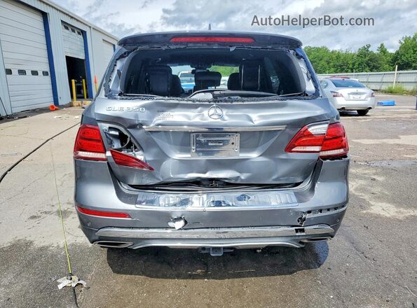 4JGDA5JBXHA837044 2017 MERCEDES-BENZ GLE Gray Rear view