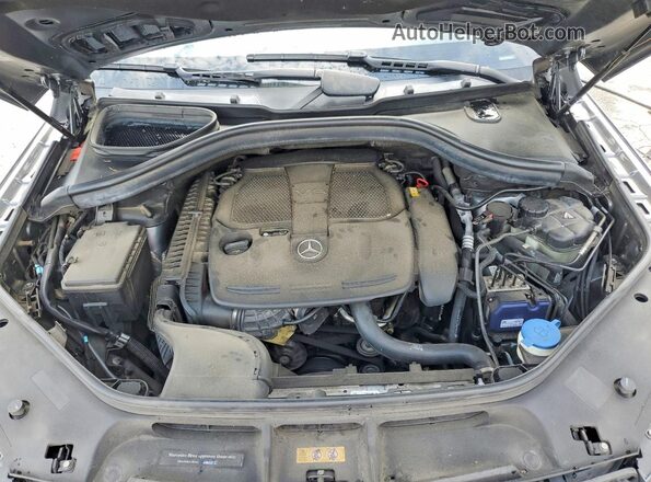4JGDA5JBXHA837044 2017 MERCEDES-BENZ GLE Gray Engine compartment view