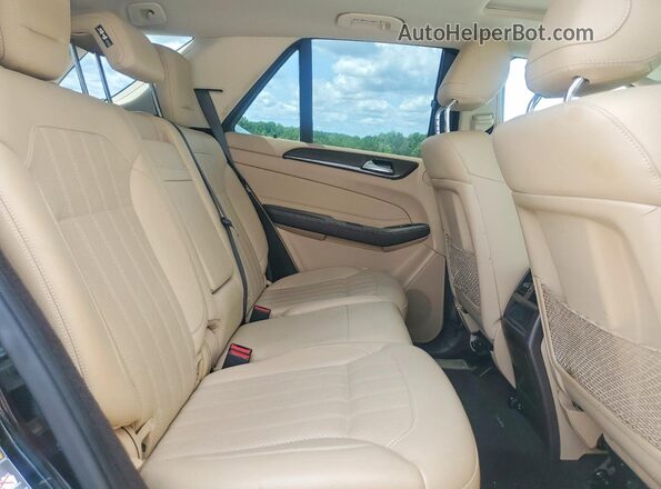 4JGDA5JBXHA880833 2017 MERCEDES-BENZ GLE Black Widok wnętrza z tyłu