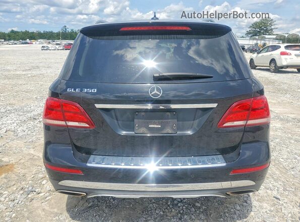 4JGDA5JBXHA880833 2017 MERCEDES-BENZ GLE Black Widok z tyłu