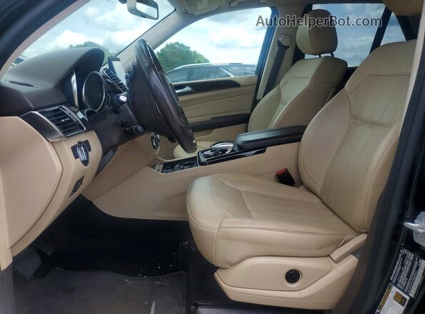 4JGDA5JBXHA880833 2017 MERCEDES-BENZ GLE Black Widok wnętrza z przodu
