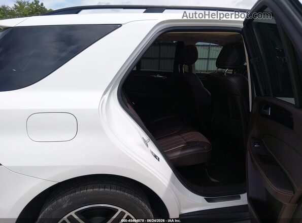4JGDA5JBXHA932297 2017 MERCEDES-BENZ GLE 350 White Widok naklejki z numerem VIN