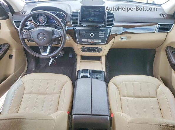 4JGDA5JBXJB008569 2018 MERCEDES-BENZ GLE White Dashboard view