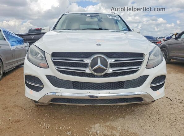 4JGDA5JBXJB008569 2018 MERCEDES-BENZ GLE White Front view