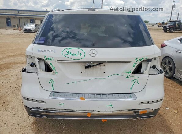 4JGDA5JBXJB008569 2018 MERCEDES-BENZ GLE White Rear view