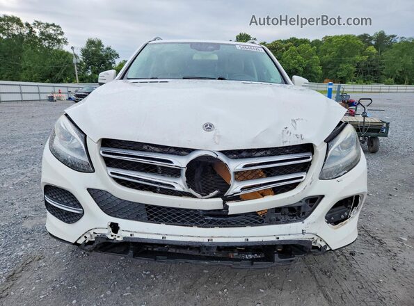 4JGDA5JBXJB086298 2018 MERCEDES-BENZ GLE White Front view