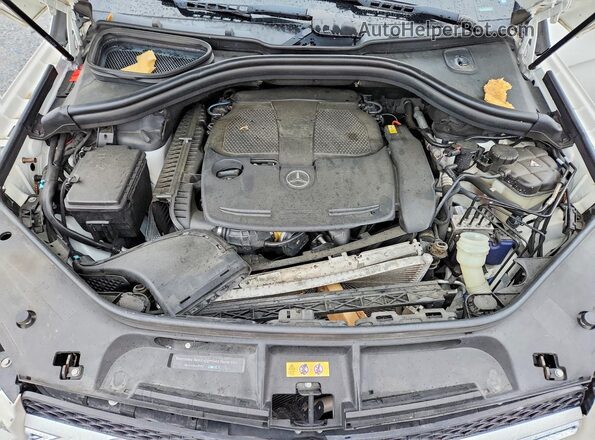 4JGDA5JBXJB086298 2018 MERCEDES-BENZ GLE White Engine compartment view