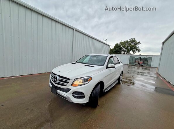 4JGDA5JBXJB164806 2018 MERCEDES-BENZ GLE Белый Задняя левая четверть