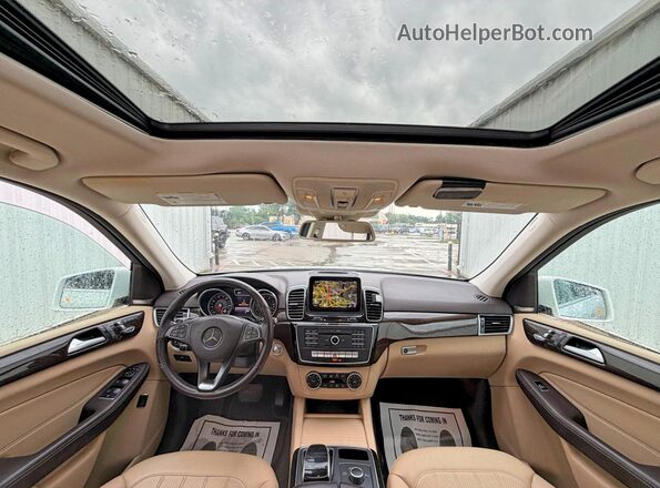 4JGDA5JBXJB164806 2018 MERCEDES-BENZ GLE Белый Вид щитка приборов