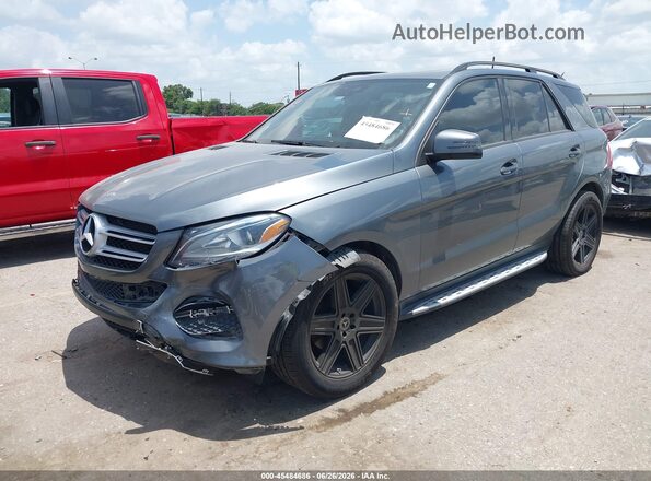 4JGDA5JBXJB177443 2018 MERCEDES-BENZ GLE 350 Gray Передня ліва чверть