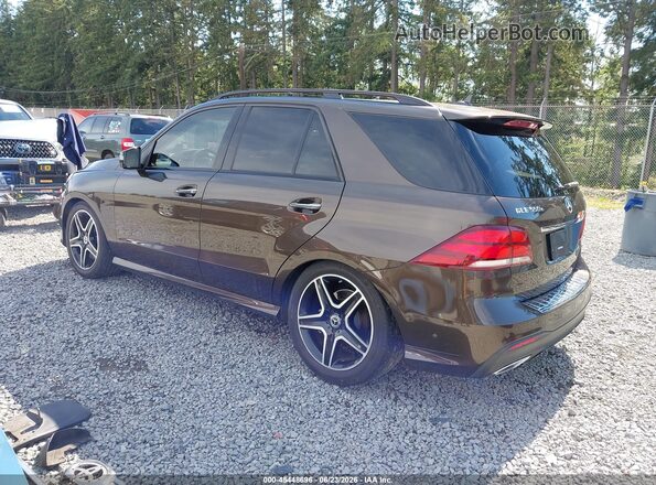 4JGDA6DB3JB123001 2018 MERCEDES-BENZ GLE 550E PLUG-IN HYBRID Brown უკანა მარცხენა