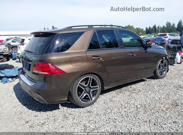 4JGDA6DB3JB123001 2018 MERCEDES-BENZ GLE 550E PLUG-IN HYBRID Brown უკანა მარჯვენა