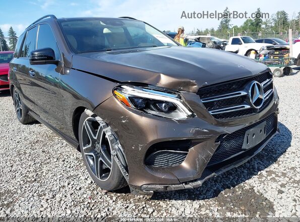 4JGDA6DB3JB123001 2018 MERCEDES-BENZ GLE 550E PLUG-IN HYBRID Brown წინა ხედი