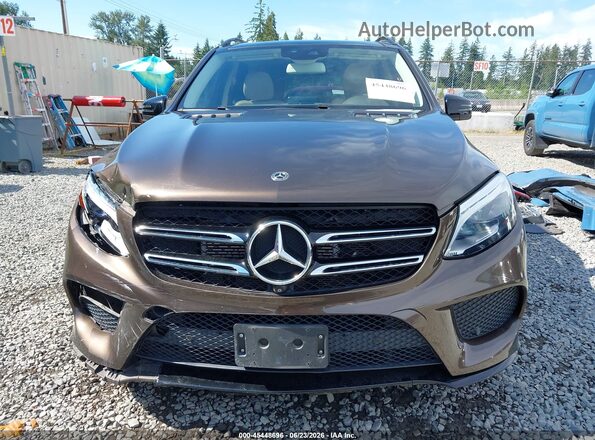 4JGDA6DB3JB123001 2018 MERCEDES-BENZ GLE 550E PLUG-IN HYBRID Brown ხელსაწყოთა პანელის ხედი