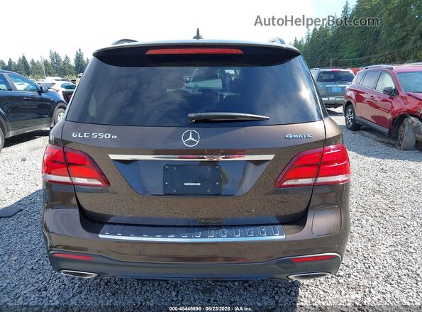 4JGDA6DB3JB123001 2018 MERCEDES-BENZ GLE 550E PLUG-IN HYBRID Brown 