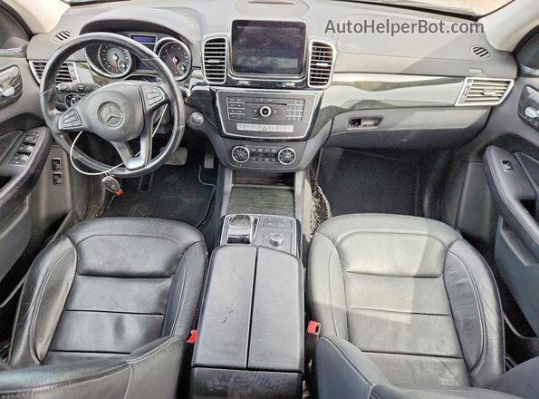 4JGDA6DB7HA838427 2017 MERCEDES-BENZ GLE Black Widok deski rozdzielczej