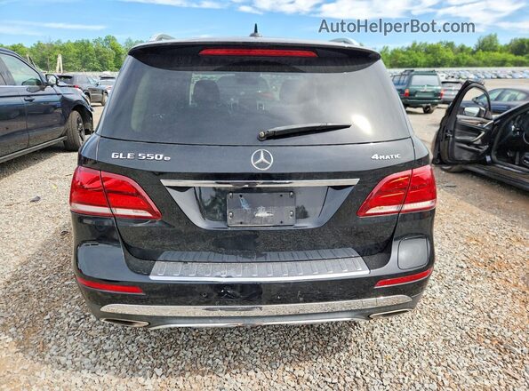 4JGDA6DB7HA838427 2017 MERCEDES-BENZ GLE Black Widok z tyłu