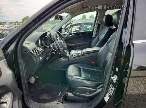 4JGDA6DB7HA838427 2017 MERCEDES-BENZ GLE Black Widok wnętrza z przodu