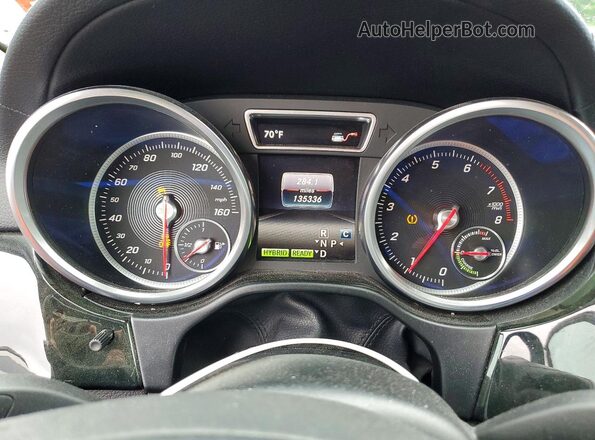 4JGDA6DB7HA838427 2017 MERCEDES-BENZ GLE Black Widok zestawu wskaźników