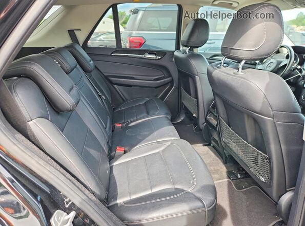 4JGDA6DB7HA838427 2017 MERCEDES-BENZ GLE Black Widok wnętrza z tyłu