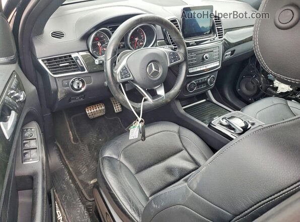 4JGDA6EB0HA931529 2017 MERCEDES-BENZ GLE Black Dashboard view