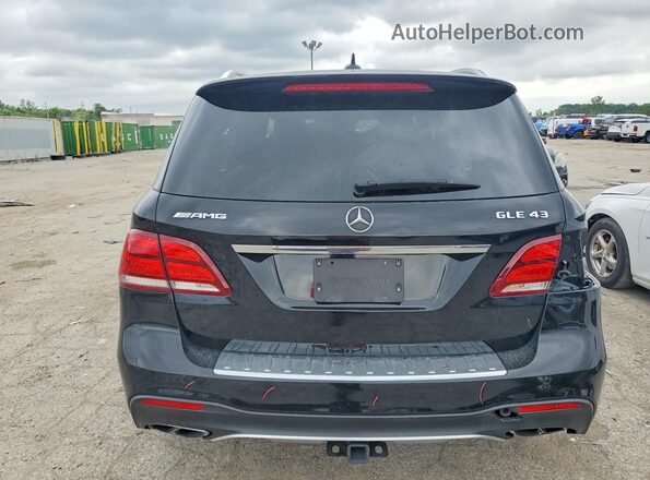 4JGDA6EB0HA931529 2017 MERCEDES-BENZ GLE Black Rear view