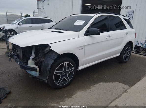 4JGDA6EB3JB143912 2018 MERCEDES-BENZ AMG GLE 43 Белый Передняя левая четверть