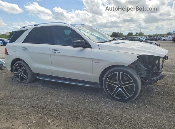 4JGDA6EB4HA955753 2017 MERCEDES-BENZ GLE Белый Передняя правая четверть