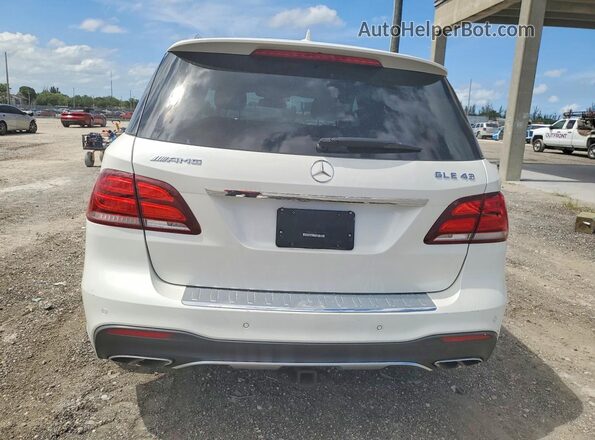 4JGDA6EB4HA955753 2017 MERCEDES-BENZ GLE Белый Вид сзади
