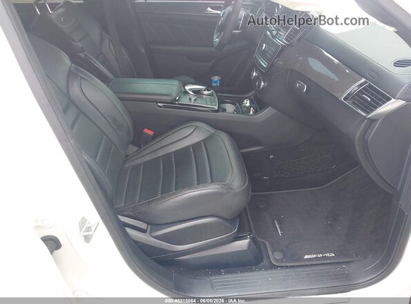 4JGDA7EB1JB004142 2018 MERCEDES-BENZ AMG GLE 63 White Front interior view