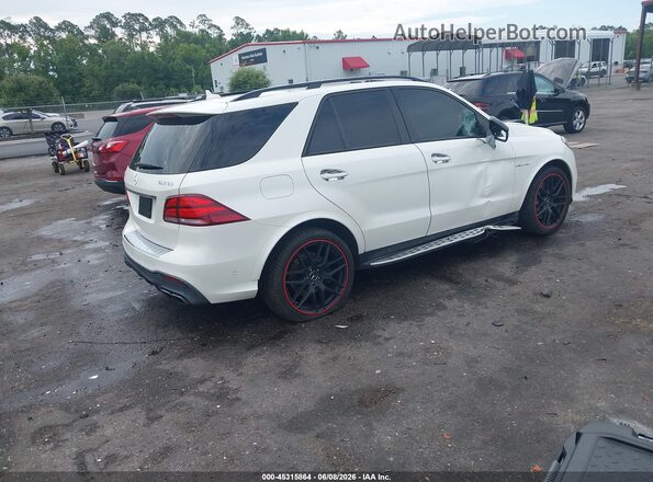 4JGDA7EB1JB004142 2018 MERCEDES-BENZ AMG GLE 63 White Rear right