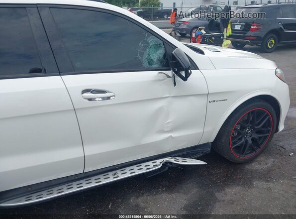 4JGDA7EB1JB004142 2018 MERCEDES-BENZ AMG GLE 63 White Front view