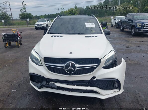 4JGDA7EB1JB004142 2018 MERCEDES-BENZ AMG GLE 63 White Instrument cluster view