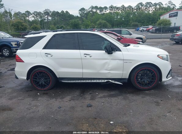 4JGDA7EB1JB004142 2018 MERCEDES-BENZ AMG GLE 63 White Rear interior view