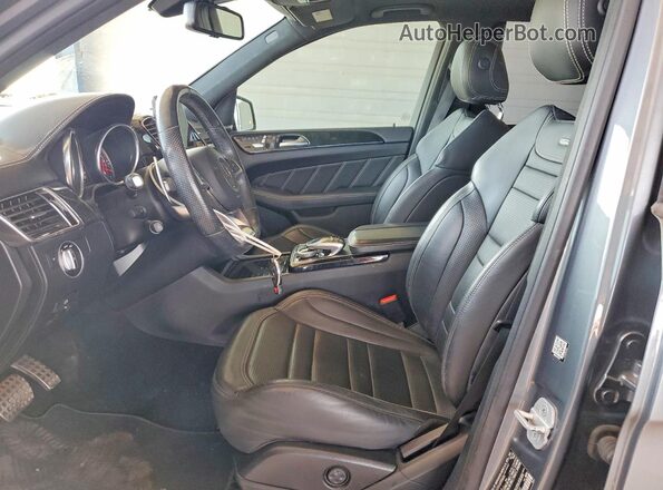 4JGDA7EB2HA886700 2017 MERCEDES-BENZ GLE Charcoal Вид салону спереду