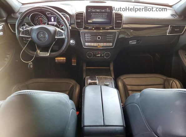 4JGDA7EB2HA886700 2017 MERCEDES-BENZ GLE Charcoal Вид панелі приладів