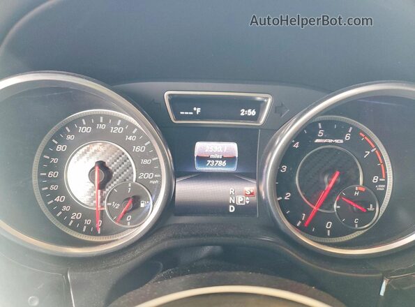 4JGDA7EB2HA886700 2017 MERCEDES-BENZ GLE Charcoal Вид щитка приладів