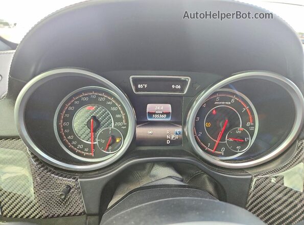 4JGDA7FB4GA707974 2016 MERCEDES-BENZ GLE White Widok zestawu wskaźników
