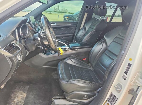 4JGDA7FB4GA707974 2016 MERCEDES-BENZ GLE White Widok wnętrza z przodu