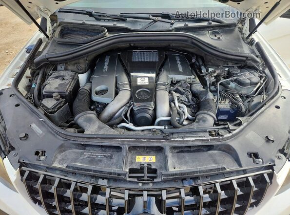 4JGDA7FB4GA707974 2016 MERCEDES-BENZ GLE White Widok komory silnika