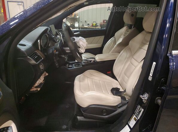 4JGDA7FB7JB131718 2018 MERCEDES-BENZ GLE Blue Widok wnętrza z przodu
