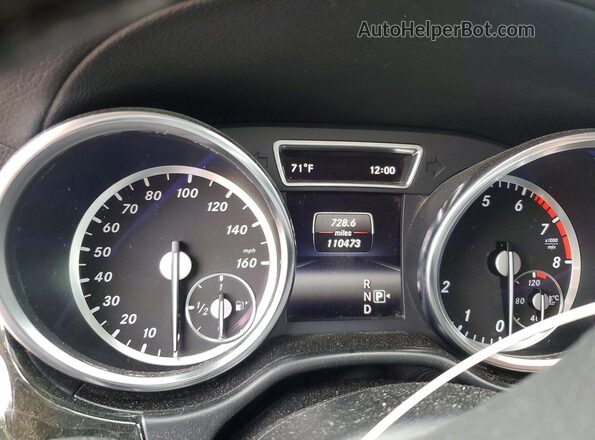 4JGDF6EE0GA681347 2016 MERCEDES-BENZ GL-CLASS Black Սարքավորումների վահանակի տեսք