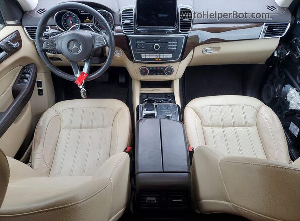 4JGDF6EE0JB016207 2018 MERCEDES-BENZ GLS Blue Widok deski rozdzielczej